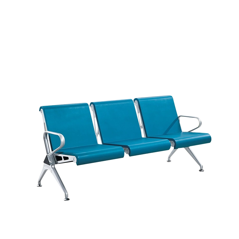 Medical-Metal-Furniture-Waiting-Chair-Triple-Bench-3-4-5-Seater-Pu-Foam-Black-Red-Blue-Seat-for-Hospital-Airport-Office-Building - MEI YI Medical Metal Furniture Waiting Chair Triple Bench 3 4 5 Seater Pu Foam Black Red Blue Seat for Hospital Airport Office Building - MEI YI