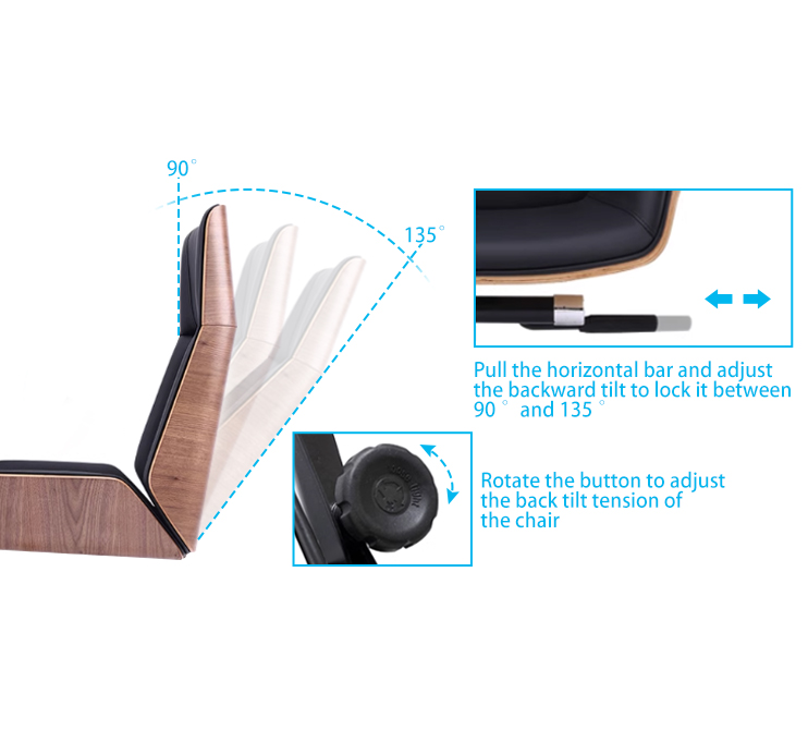 High-Back Curved Ergonomic Executive Office Chair with Adjustable Functions