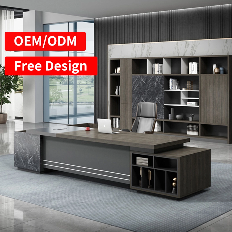High-End Modern Office Desk in Standard Sizes for Workspaces - MEI YI