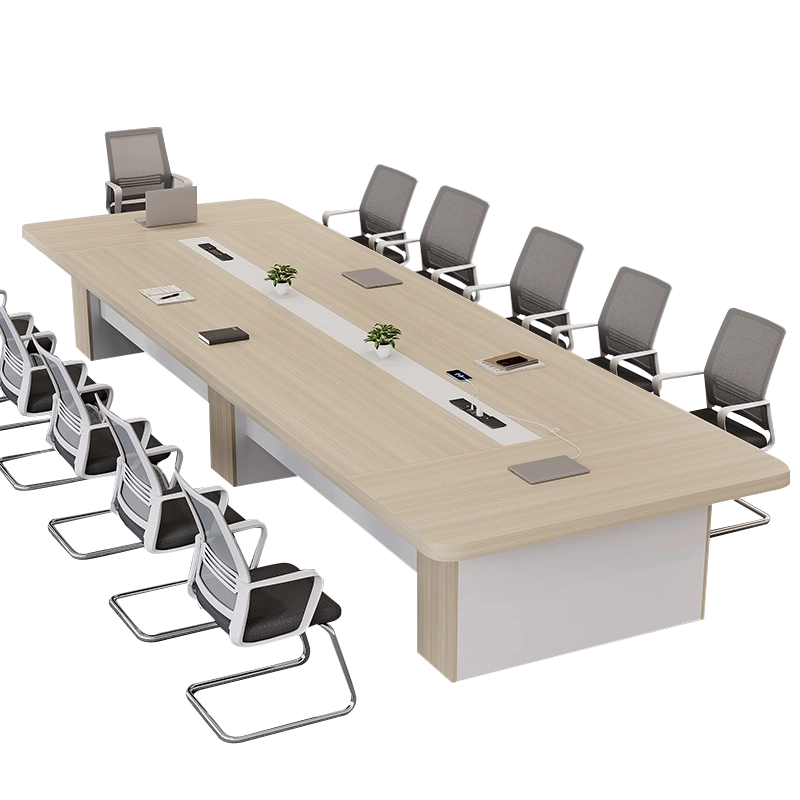 Office Meeting Furniture, Luxury Wood Conference Table with Matching Chairs for Boardrooms, Furniture Distributor – MEI YI Furniture - MEI YI