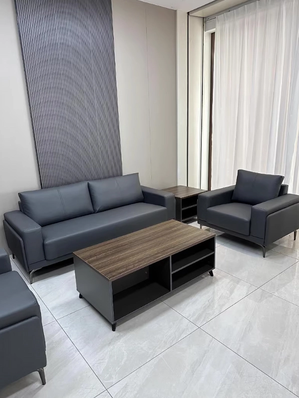 Commercial Office Meeting Sofa Set - MEI YI New-Design Modern Commercial Office Meeting Sofa Set – Italian-Inspired 3-Seater Couch with Detailed Specifications for Office Furniture Needs - MEI YI