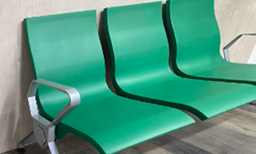 Direct Factory Sale Durable PU Waiting Chair for University Public Seating Area Reception Bench Outdoor Hotels Hospitals Gyms-03 - MEI YI