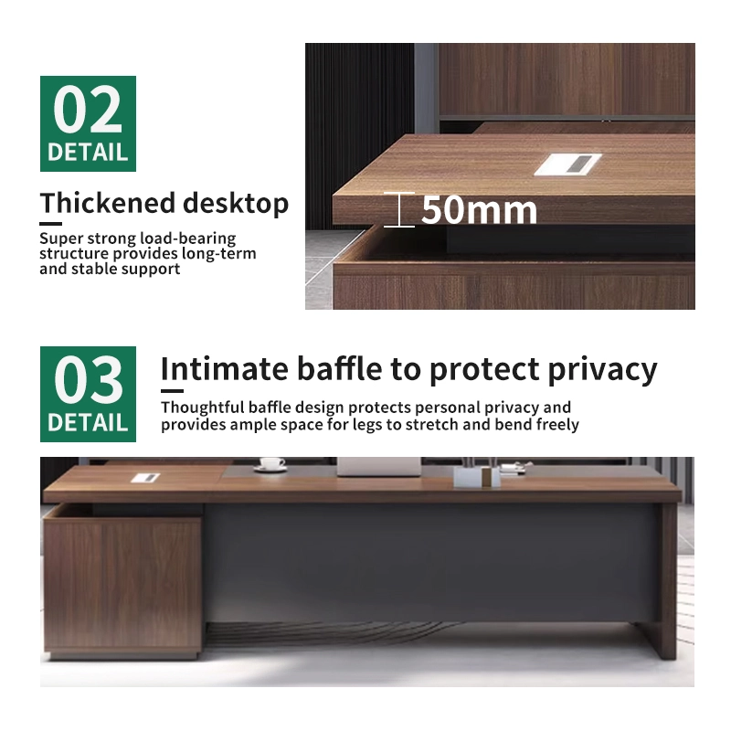 Modern Executive Office Desks for Managers and Staff Workspaces - MEI YI