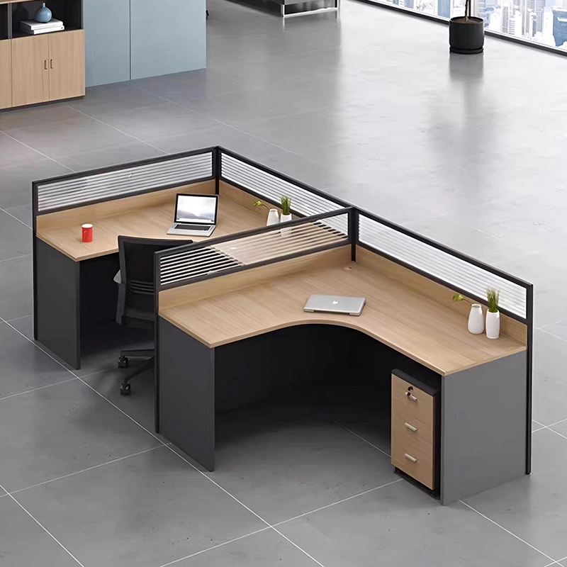 Modern-office-workstation-with-wood-panels-&-partitions.-Customize-your-layout-with-integrated-cable-management-for-a-focused,-efficient-workspace - MEI YI Modern office workstation with wood panels & partitions. Customize your layout with integrated cable management for a focused, efficient workspace - MEI YI
