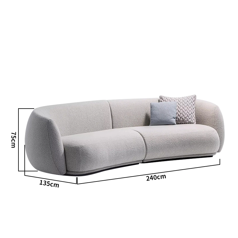 Modern-Arc-Sofa-Set-with-unique-enclosed-design-fosters-connection.-High-resilience-foam-&-sturdy-frame-create-a-cozy-niche-for-home-&-hotel - MEI YI Modern Arc Sofa Set with unique enclosed design fosters connection. High-resilience foam & sturdy frame create a cozy niche for home & hotel - MEI YI
