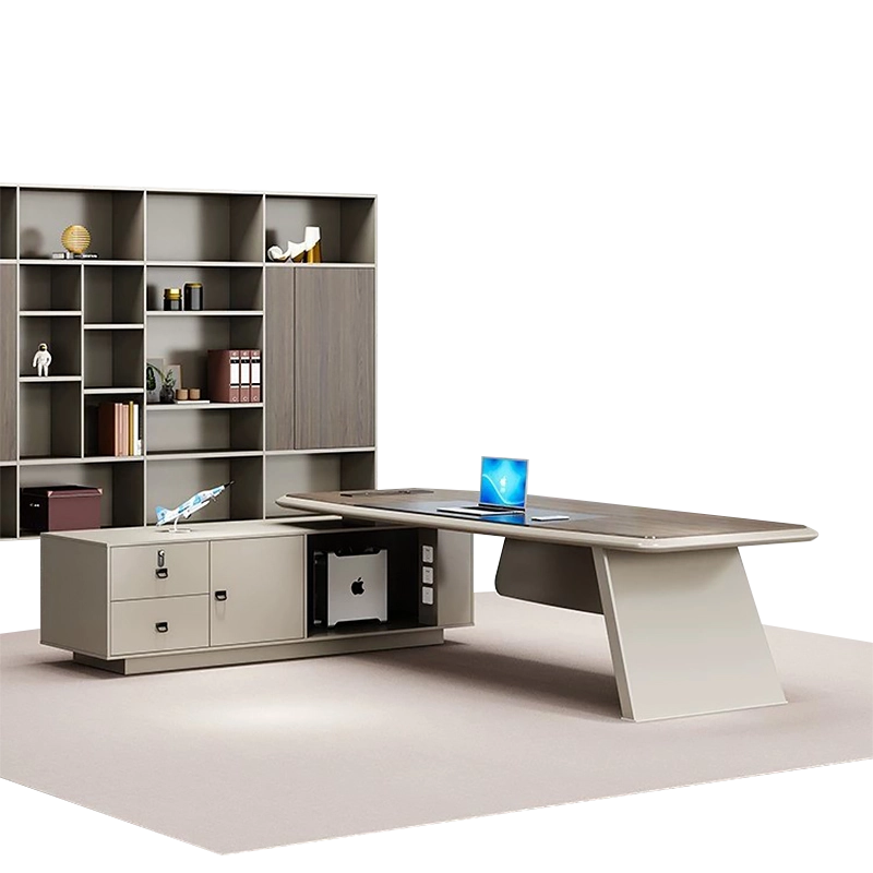 Factory Sales of High-quality Modern Design Office Furniture Executive boss Desk Wooden Desk - MEI YI