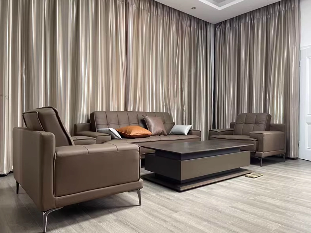 Furniture Sofa Moderne Leather Sofa Set for Office Reception Sofa Modernos Luxury Couch - MEI YI