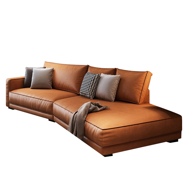 Nanotech Fabric Velvet Lounge Sectional Sofa for Home Living Room Leisure Use Export Trading Company MEIYI - MEI YI