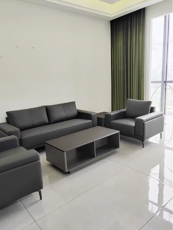 Commercial Office Meeting Sofa Set - MEI YI New-Design Modern Commercial Office Meeting Sofa Set – Italian-Inspired 3-Seater Couch with Detailed Specifications for Office Furniture Needs - MEI YI