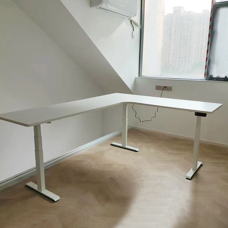Modern L-Shaped Computer Desk for Home Office and Study - MEI YI
