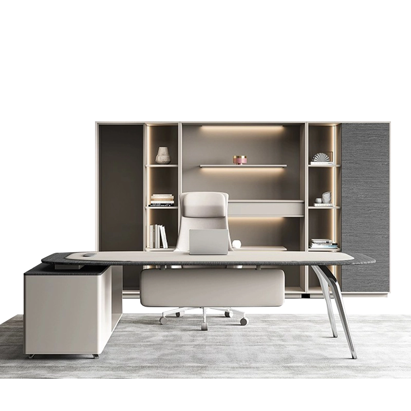 Luxury Executive Office Desk CEO Boss Manager Table Premium Office Furniture - MEI YI