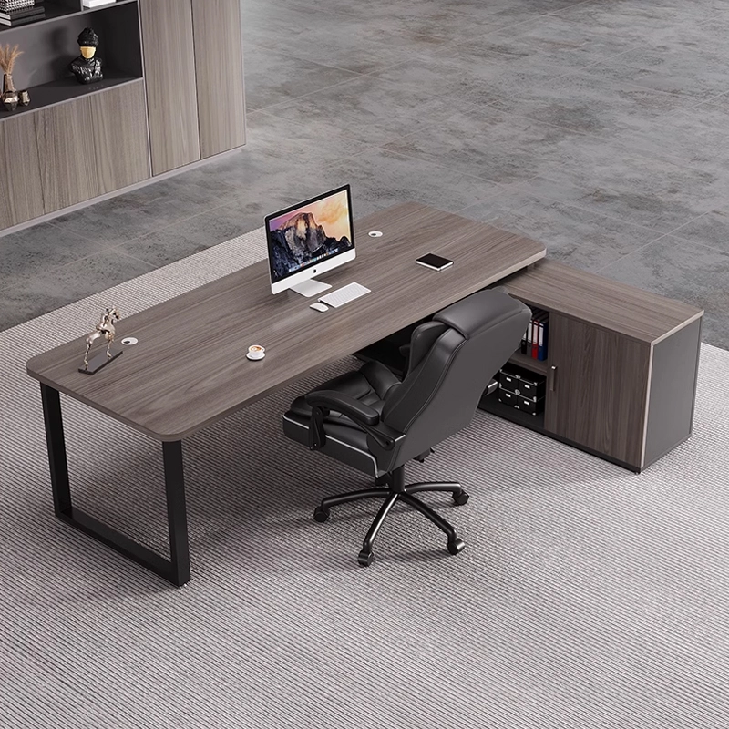 Modern Executive Office Desk Set with Ergonomic Chair - MEI YI