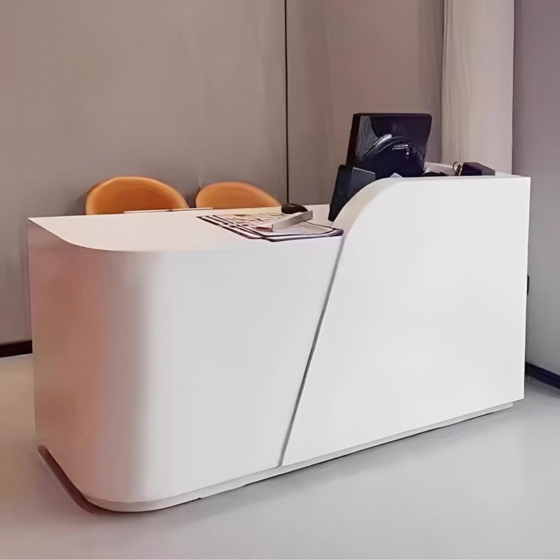 Modern Custom Reception Desk for Salons, Gyms, and Retail Spaces - MEI YI