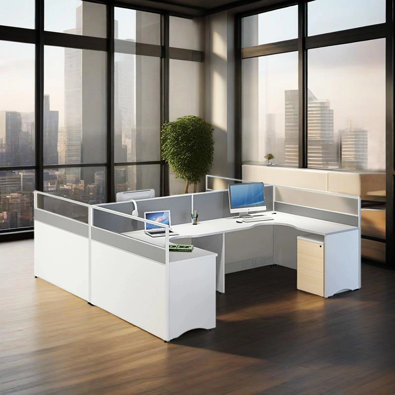 Modern Modular Workstation System for 2–6 Person Flexible Office Layouts - MEI YI