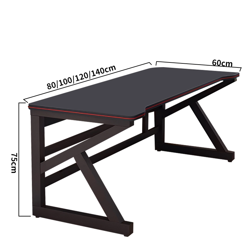 Factory Direct Custom Gaming Desk with Upgraded Steel K-Shaped Frame - MEI YI