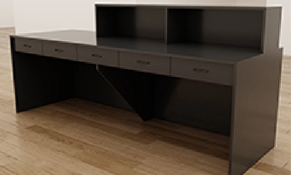 L-Shape-Black-Wooden-Contemporary-Guest-Reception-Desk-Custom-Colored-Front-Desk-Counter-02 - MEI YI L Shape Black Wooden Contemporary Guest Reception Desk Custom Colored Front Desk Counter-02 - MEI YI