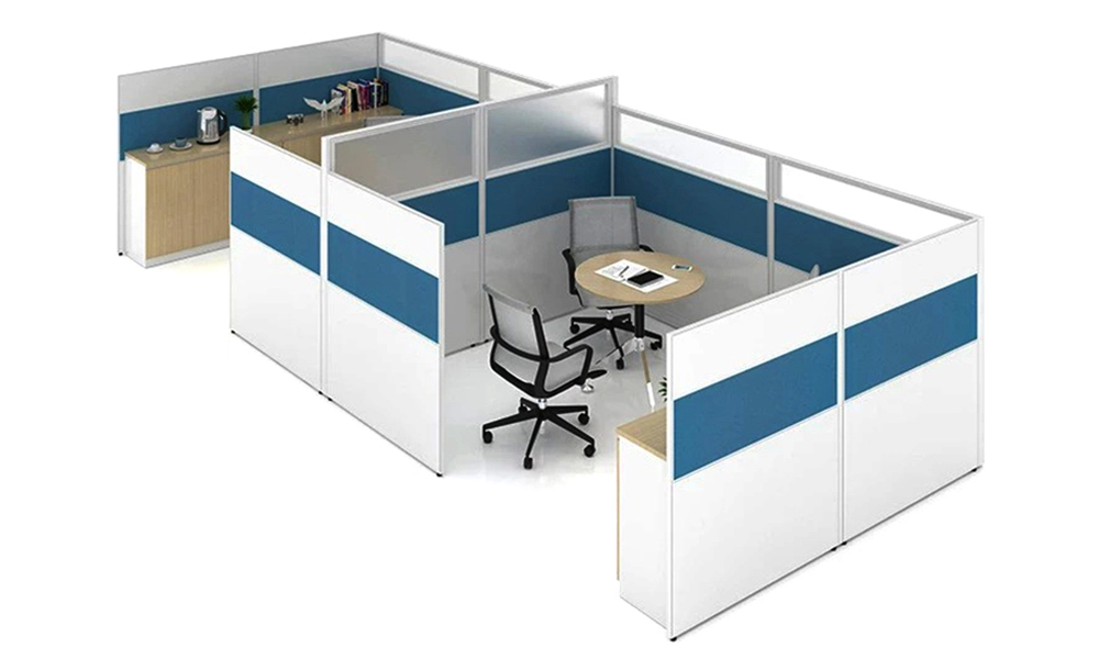 Modern Modular Office Furniture Partition 4 Seat Desk Table Office Cubicle Workstation - MEI YI