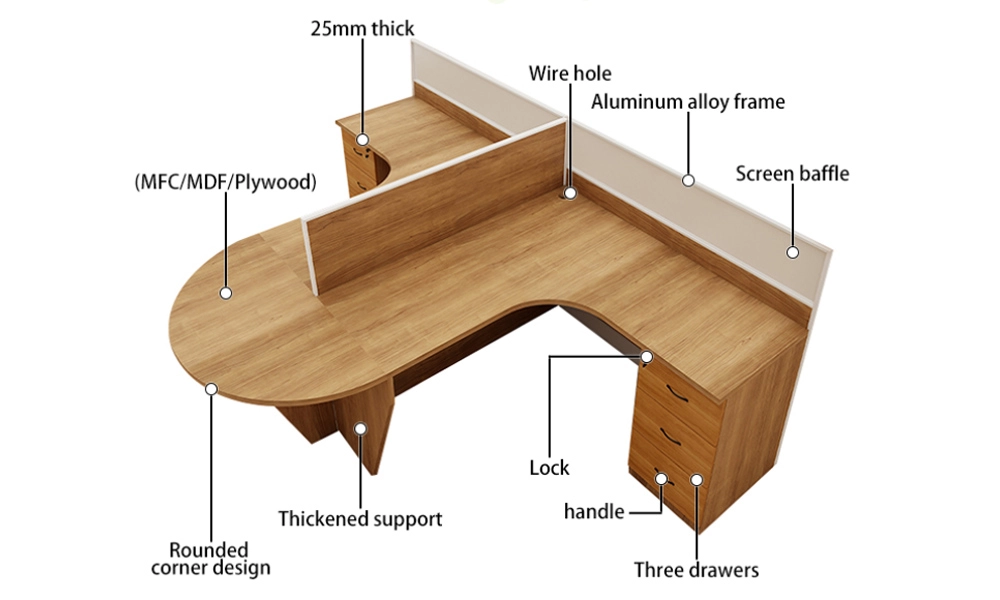 Modular-cubicle-desk-system-with-storage-workstation-table-and-cable-management-for-open-office-spaces - MEI YI Modular cubicle desk system with storage workstation table and cable management for open office spaces - MEI YI