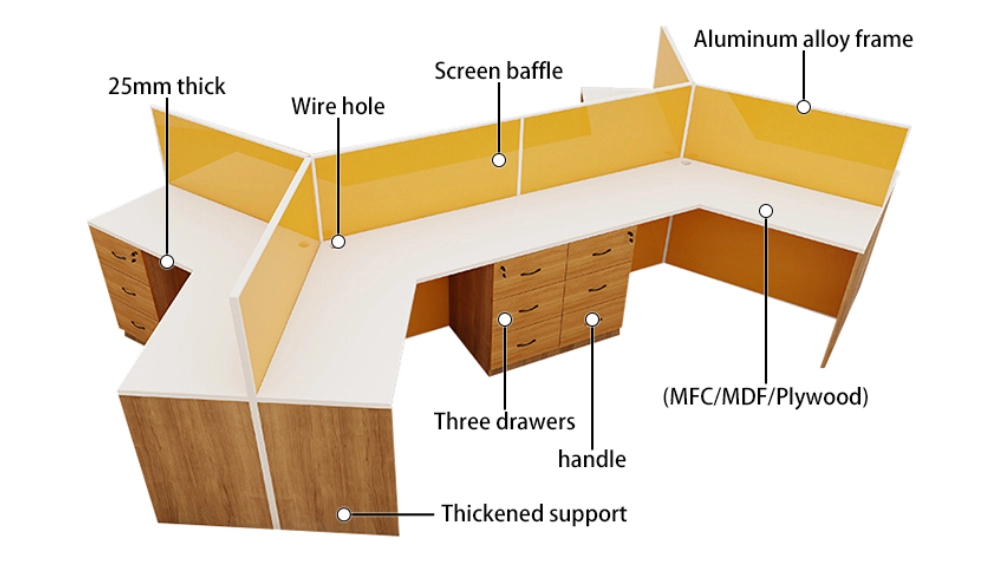 Modular-Partition-Desk-System-with-Storage-Shelves-and-Cable-Management-for-Open-Office-Space - MEI YI Modular Partition Desk System with Storage Shelves and Cable Management for Open Office Space - MEI YI