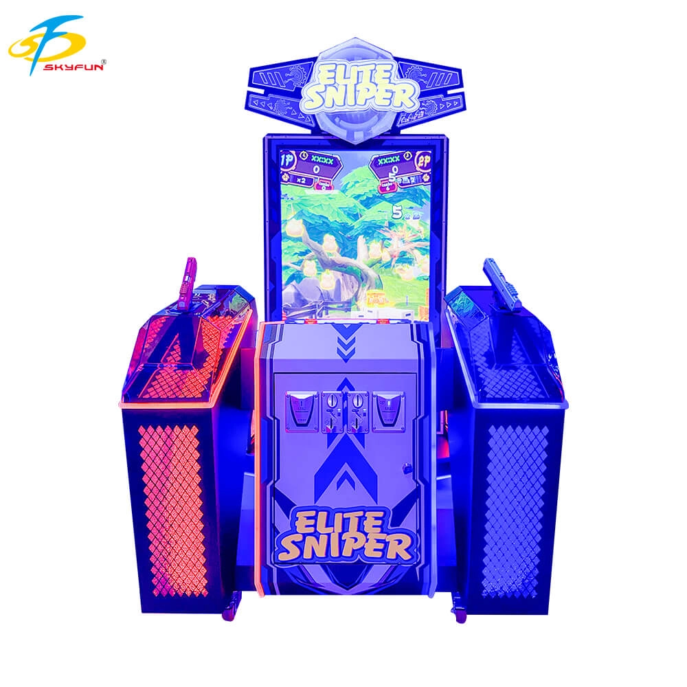 Skyfun Elite Sniper 75-Inch Two-Player Force Feedback Ticket Shooting Arcade Game Machine - Skyfun