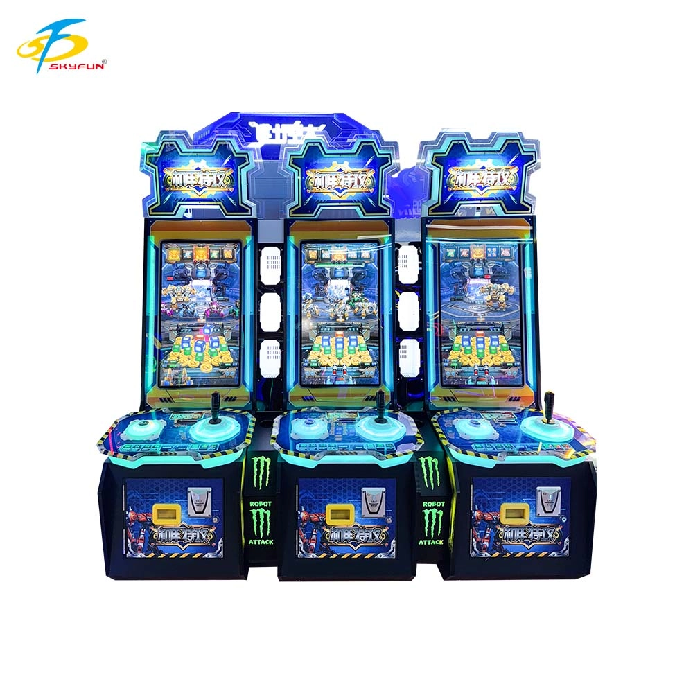 Skyfun Mecha Strike commercial 3-player shooting competition arcade machine - Skyfun