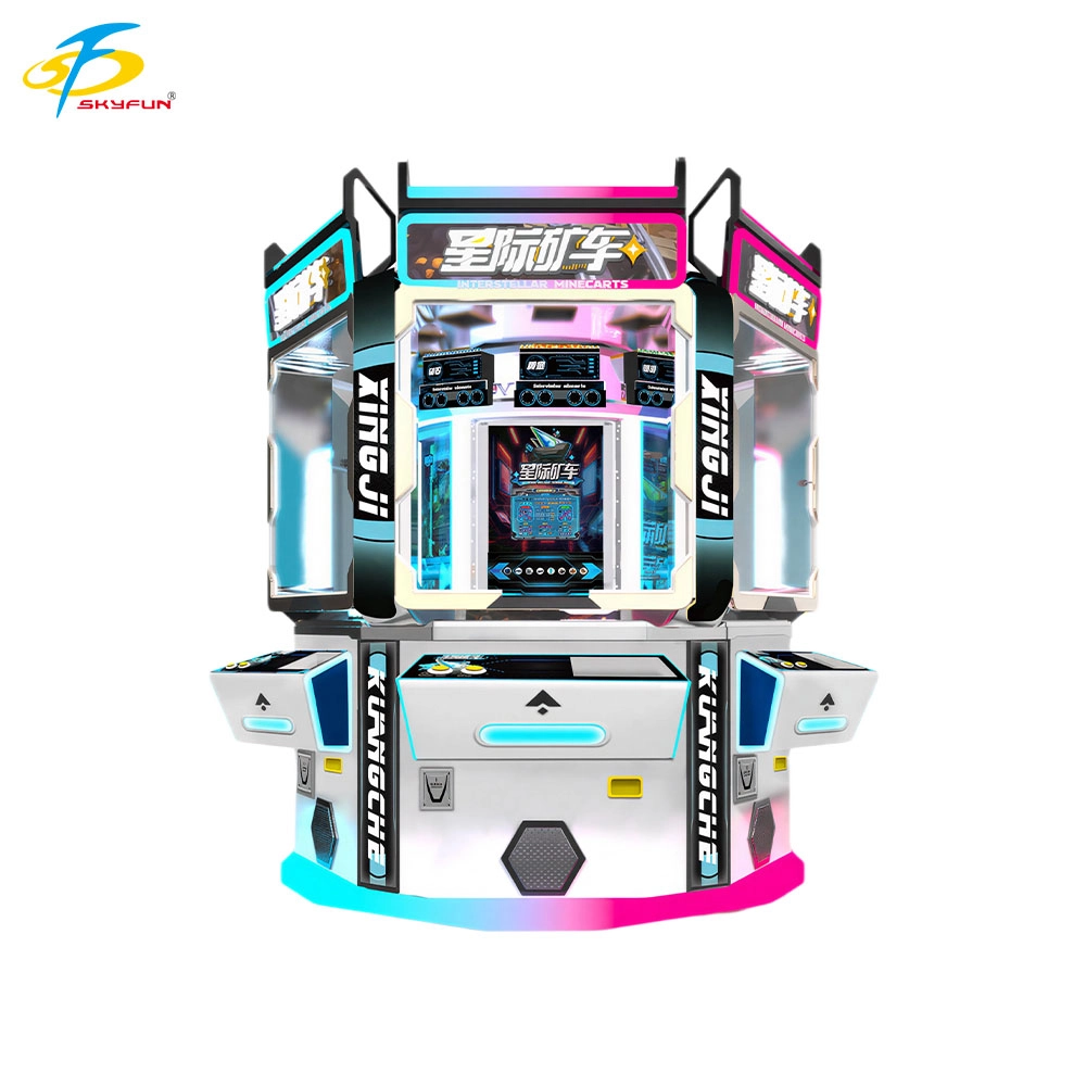 commercial interstellar mine cart coin pusher game machine factory price - Skyfun