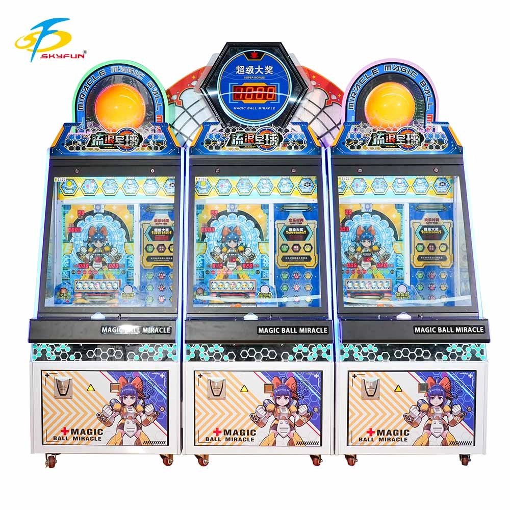 Skyfun Wandering Planet Magic Ball Miracle three-player ball drop redemption arcade machine - Skyfun