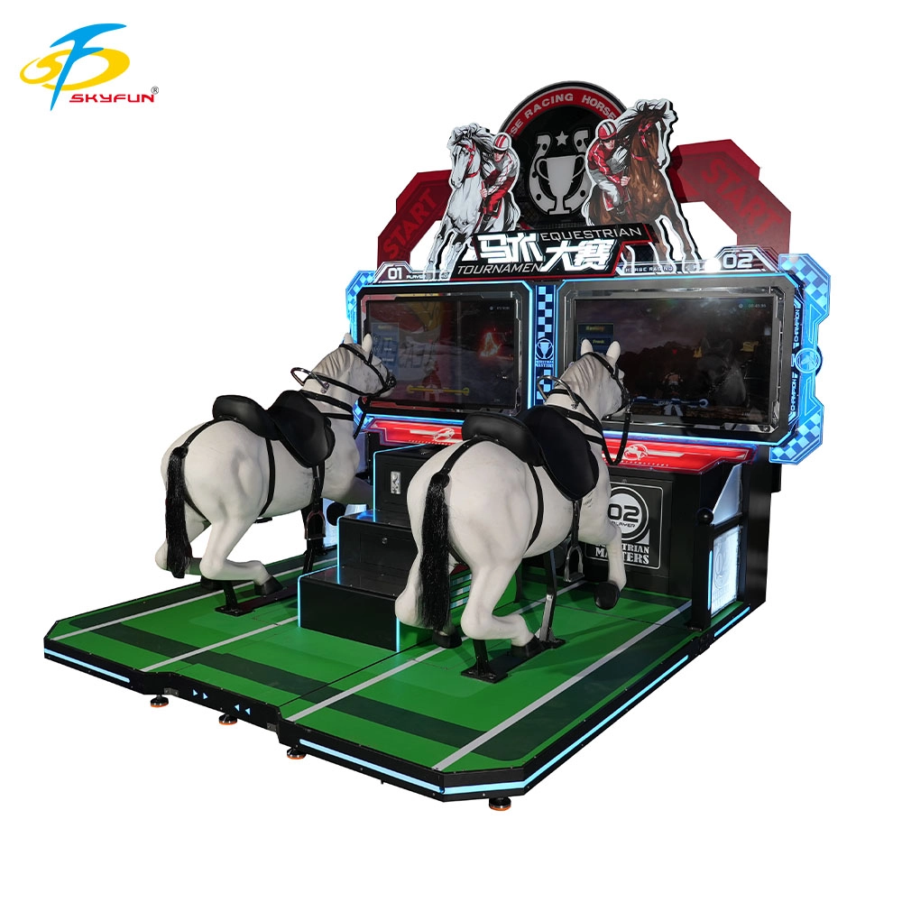 commercial equestrian competition dual player horse racing arcade simulator factory price - Skyfun