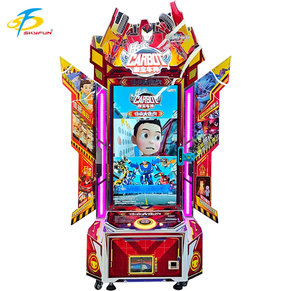 Skyfun CARBOT motion sensing kids interactive arcade ticket machine with 49 inch HD screen - Skyfun