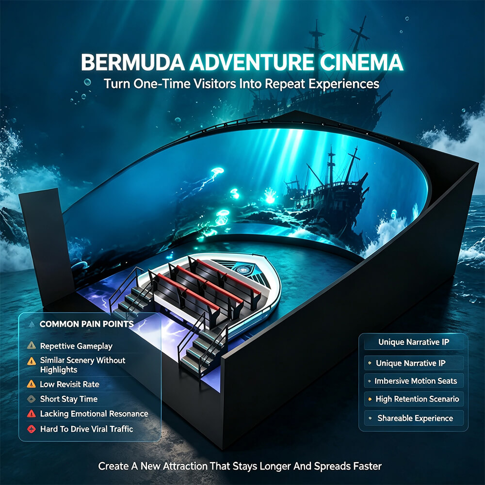 百慕大影院详情页_02 Bermuda Cinema curved screen and motion seating attraction
