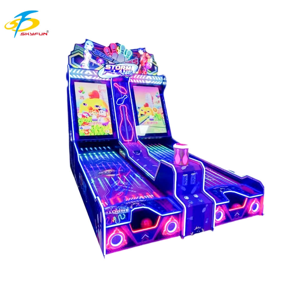 Skyfun Storm Lane 2 player commercial bowling ticket redemption arcade game machine with dual HD screens - Skyfun