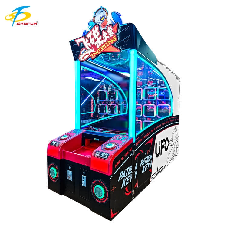 Skyfun UFO Invasion commercial bowling ticket redemption arcade game machine with LED lights - Skyfun