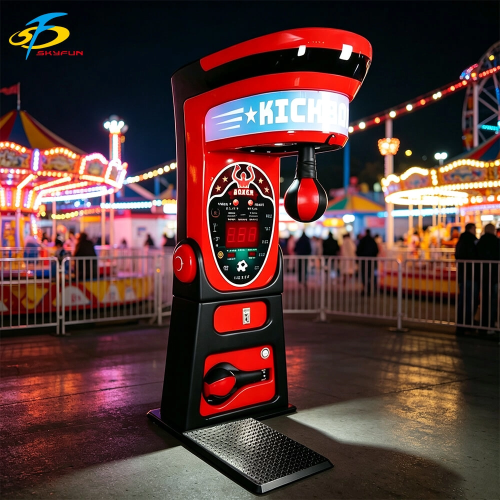 Skyfun Punch and Kick dual-zone strength arcade machine - Skyfun