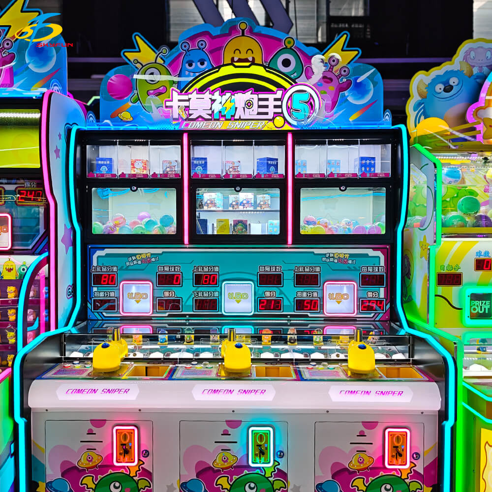 3-Player Shooting Prize Game | Skyfun Kamuo Gunner 5 Arcade