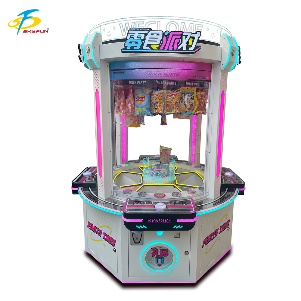 Skyfun Snack Party 4-station snack prize game machine for arcade and mall entertainment - Skyfun