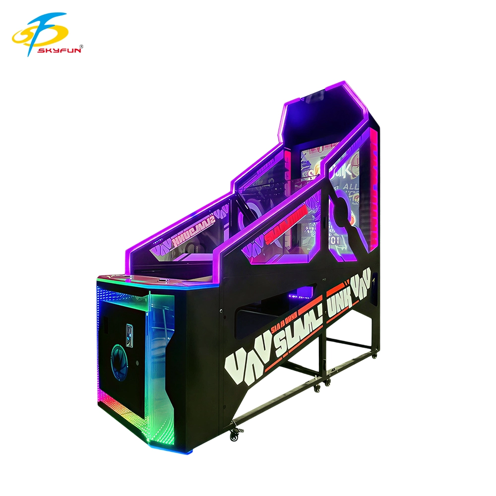 Skyfun Starry Sky commercial basketball arcade game machine with LED lighting and ticket dispenser - Skyfun