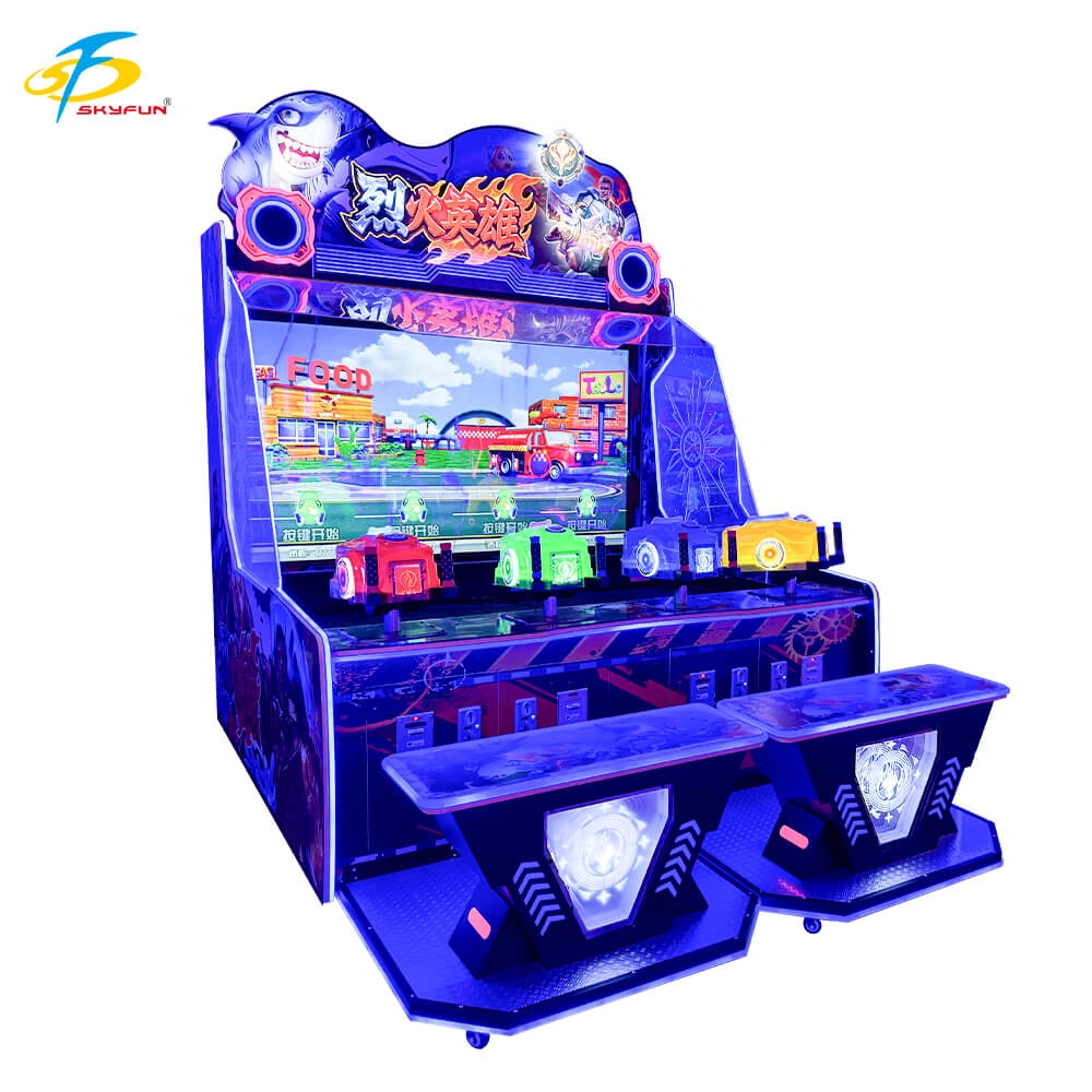 Skyfun Fire Hero four-player 75-inch water gun ticket redemption arcade machine - Skyfun
