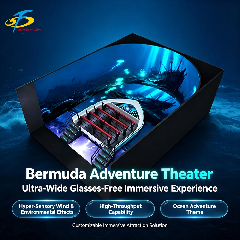 百慕大影院主图5 - Skyfun Skyfun Bermuda Cinema immersive motion theater with ocean adventure content - Skyfun