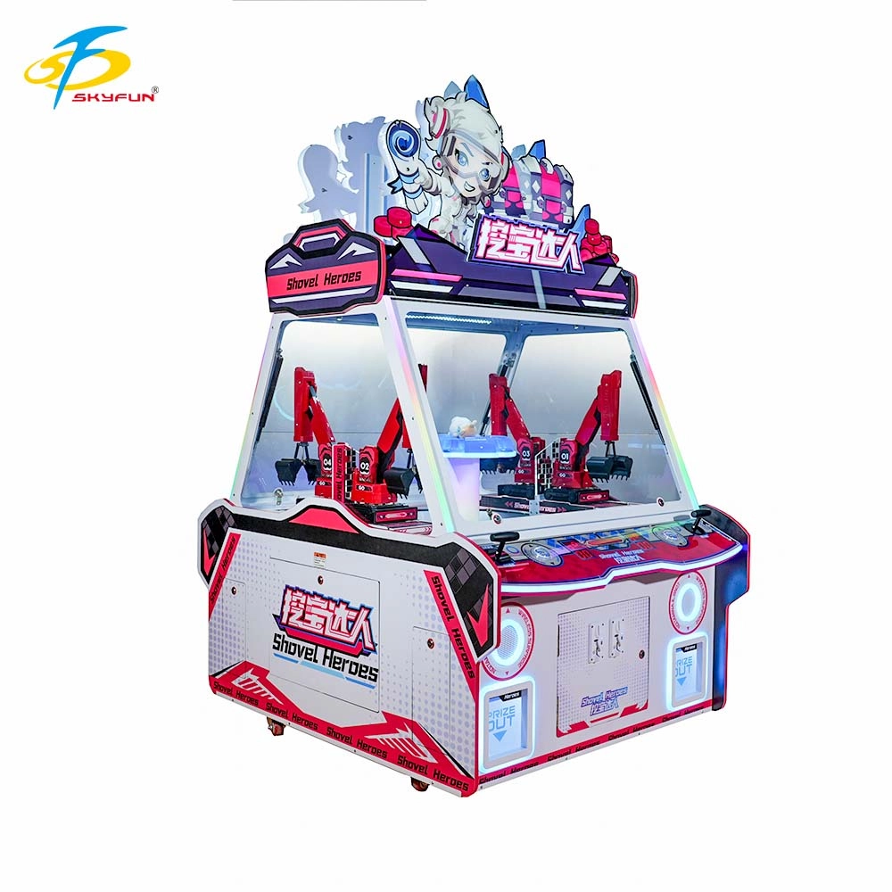 ommercial treasure hunter 4 player claw excavator machine factory price - Skyfun