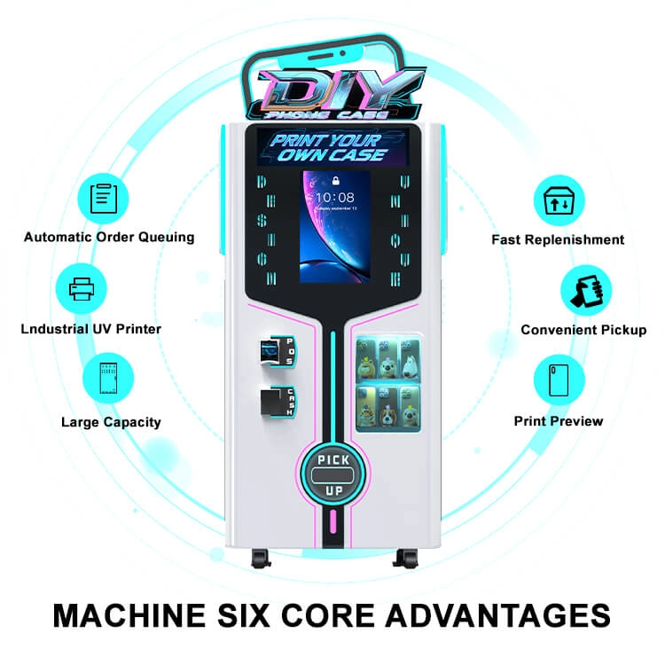 Diy Phone Case Vending Machine pinkblueyellowradblack - Skyfun
