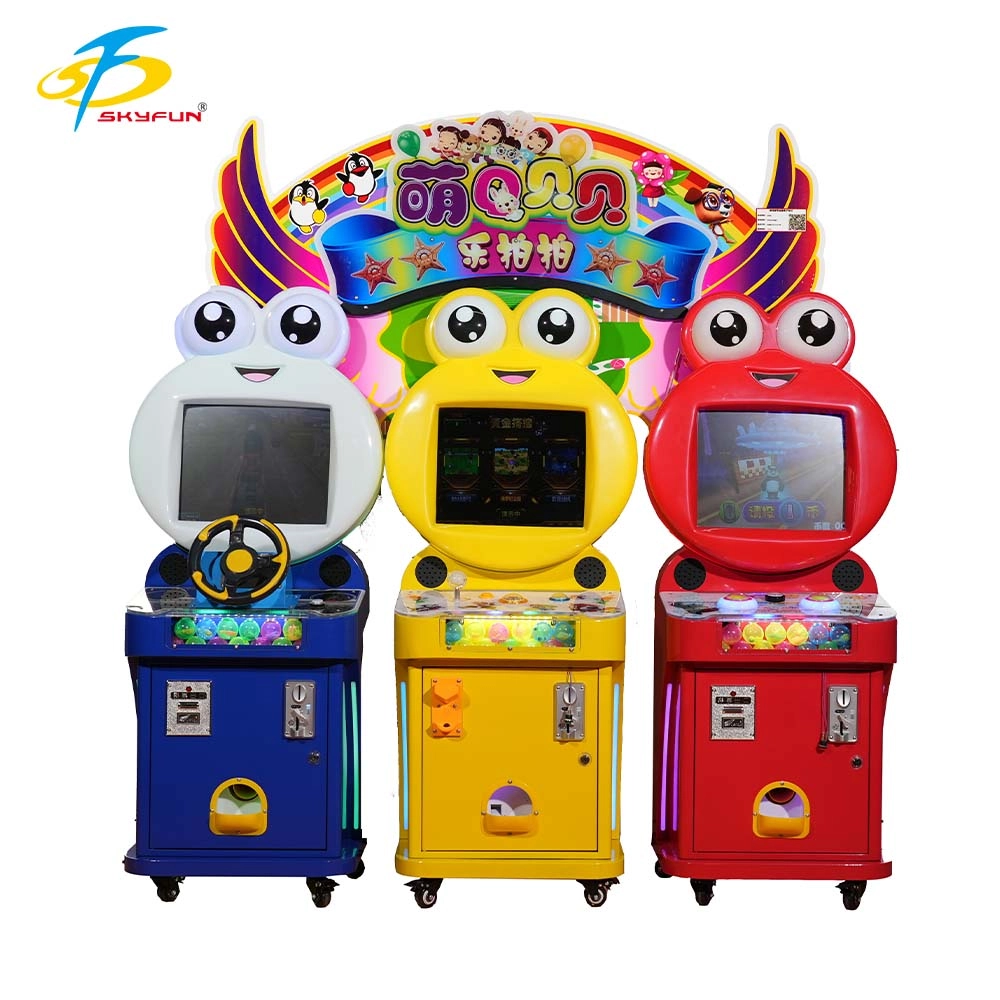 Skyfun Cute Q Baby 2 three-player children's arcade game machine with prize dispenser - Skyfun