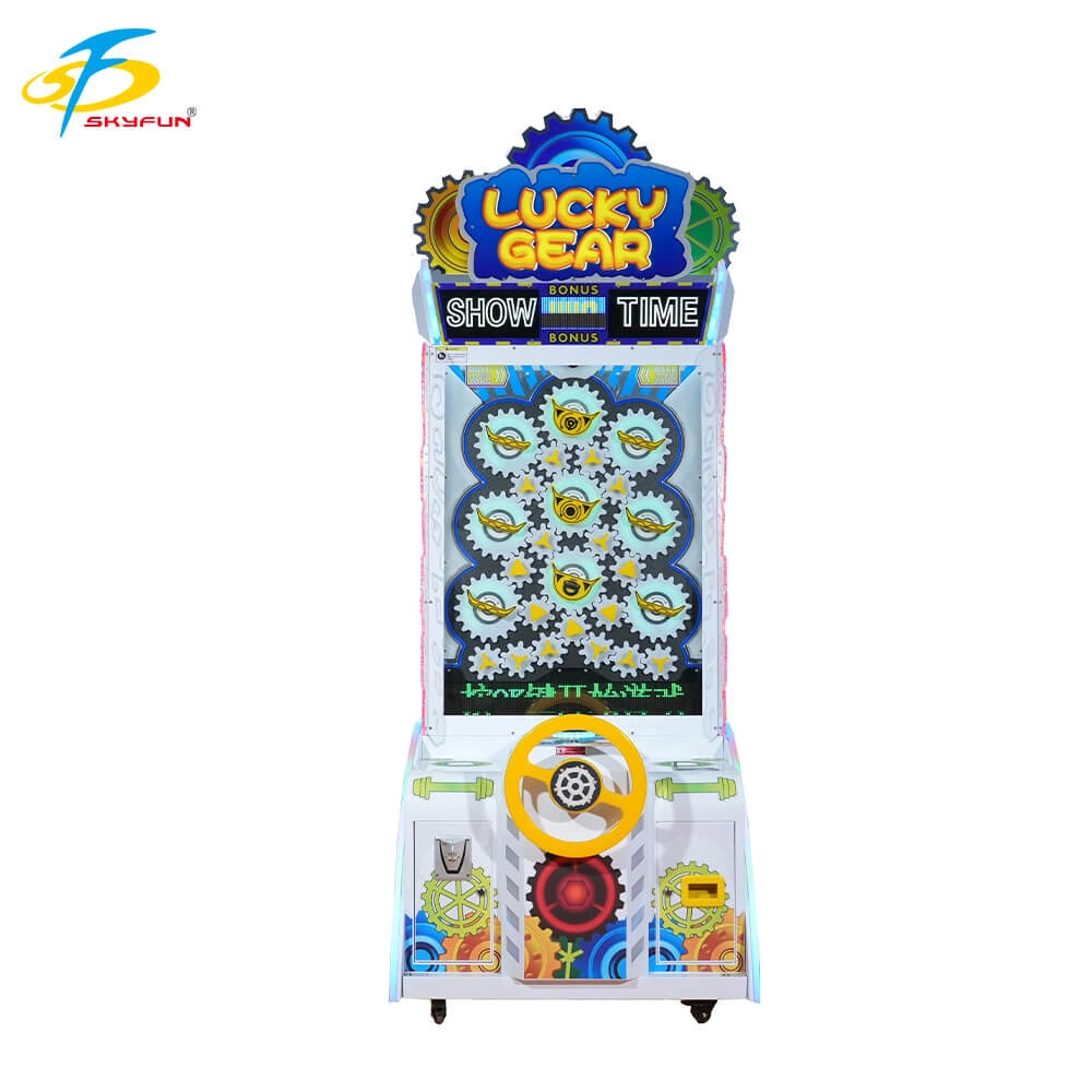 Skyfun Lucky Gear commercial gear mechanism coin operated ticket redemption arcade game machine - Skyfun