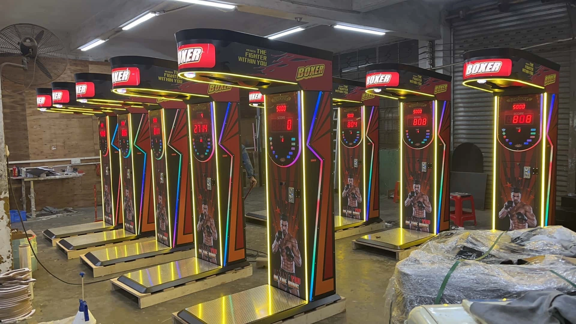 Boxing champion punching game machine manufacture
