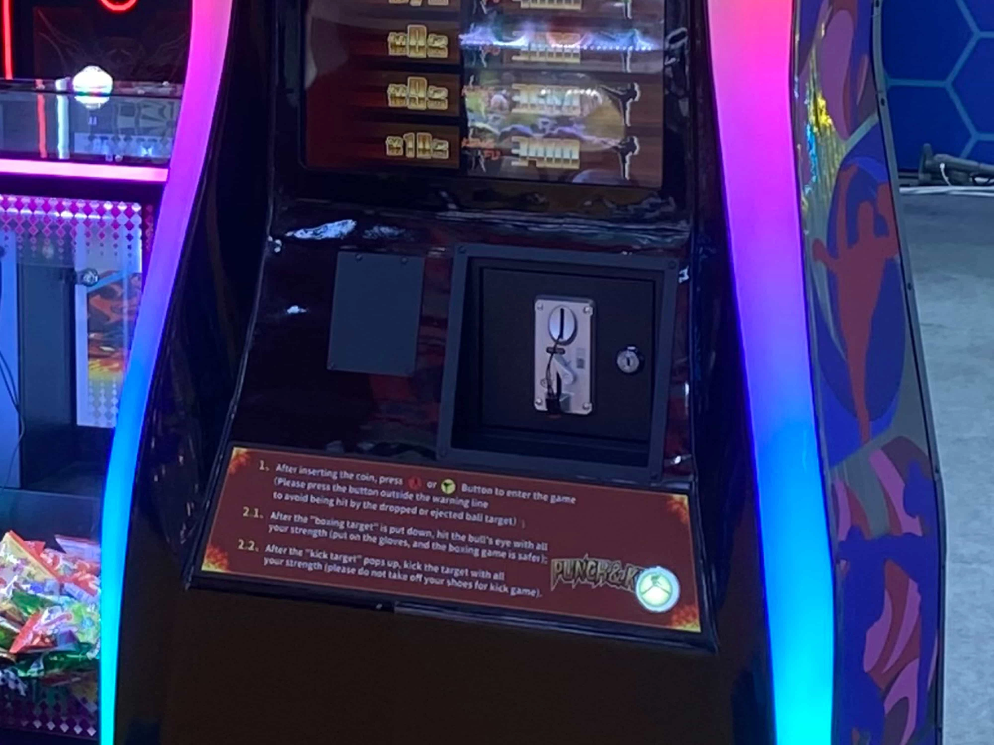 Coin-Acceptor-Punch-&-Kick Coin Acceptor-Punch & Kick