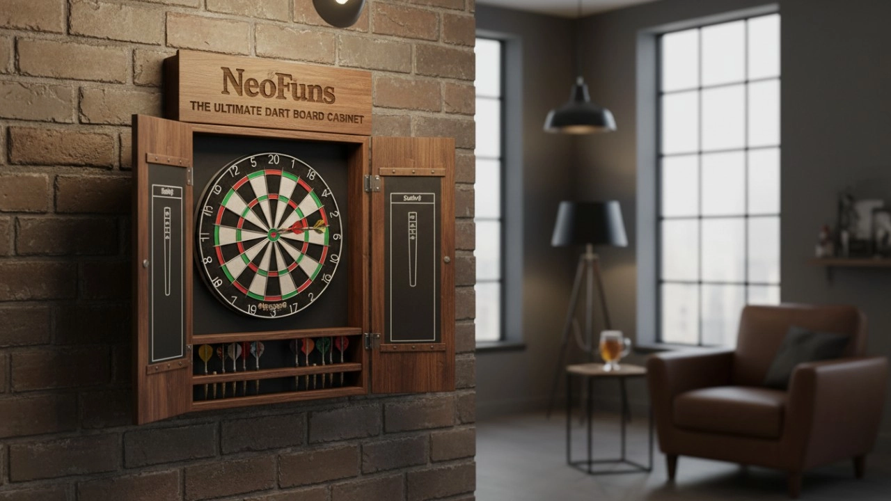 Dart Board Cabinet