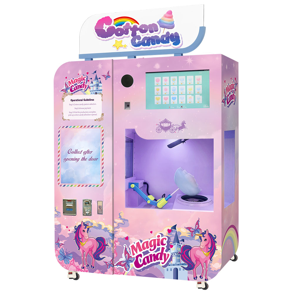 cotton candy making vending machine