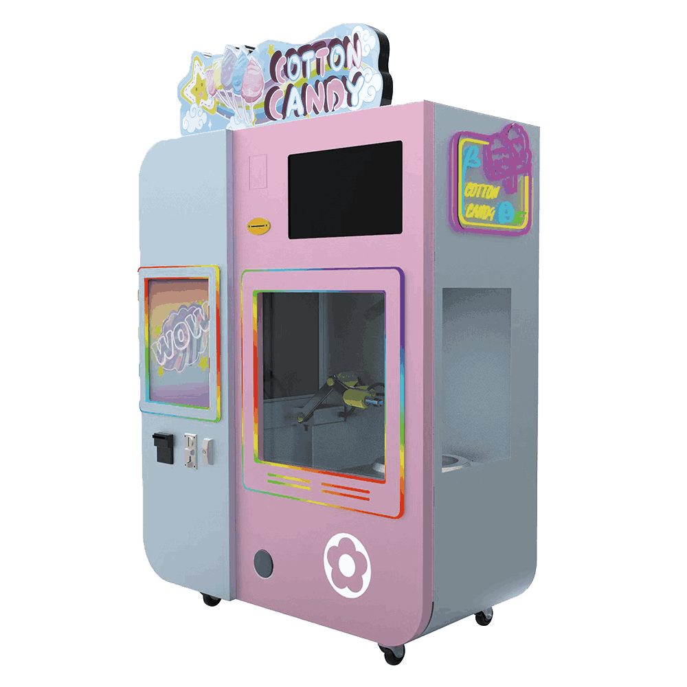 automatic cotton candy vending machine