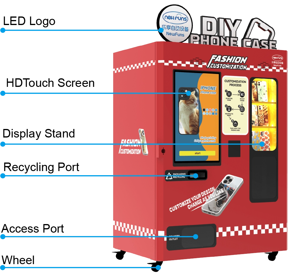 cell phone case vending machine