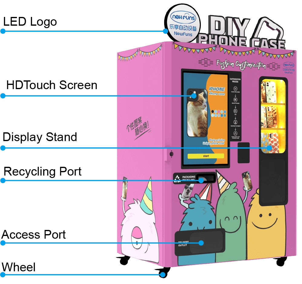 Mobile Phone Case Printing Vending Machine