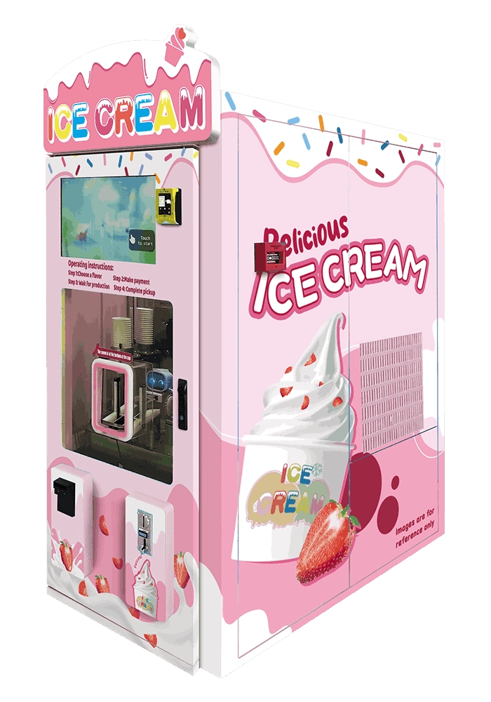 Automatic ice cream vending machine